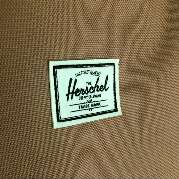 Herschel Supply Company Rose Colored Canvas Tote Shoulder Bag with Zipper - Picture 2 of 5